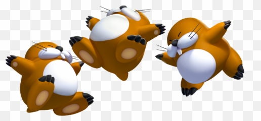 Download Hd Monty Mole - Super Mario Monty Mole Transparent Super Mario Bros Monty Mole Png,Mole Png