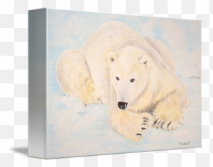 Ice Bear By Elizabeth Petersson - Picture Frame Png,Ice Bear Png