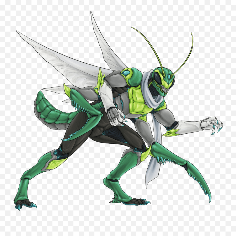 Kitsune2022 - Overwatch Genji Sentai Skin Png,Praying Mantis Png