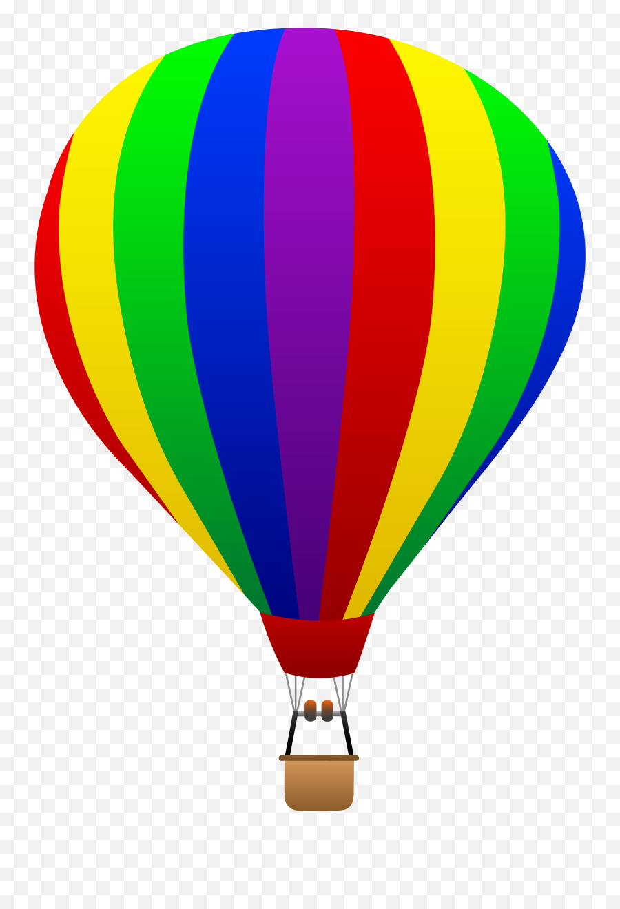 Sky With Sun And Hot Air Balloons - Hot Air Balloon Clipart Png,Hot Air Balloon Transparent