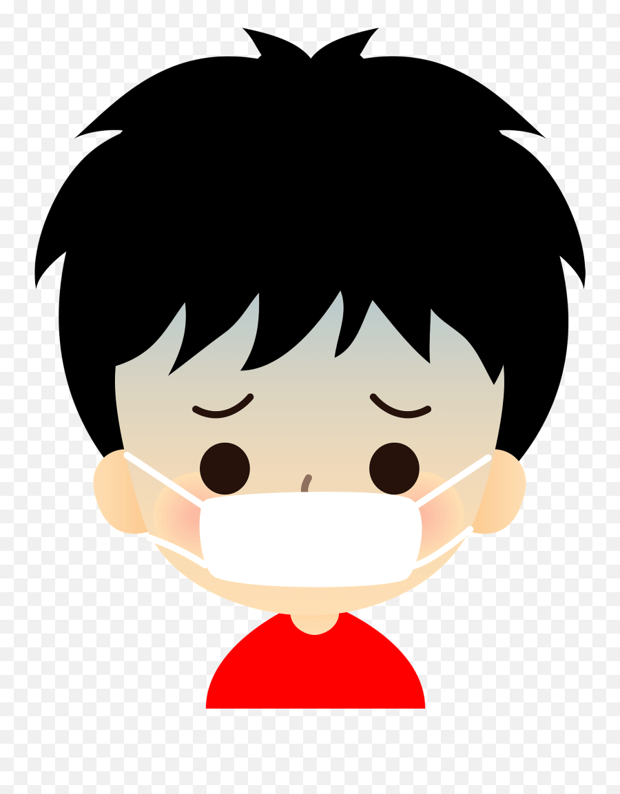 Boy Is Sick With A Cold Clipart Free Download Transparent - Skin Problem With Itching Clipart Free Png,Ness Transparent