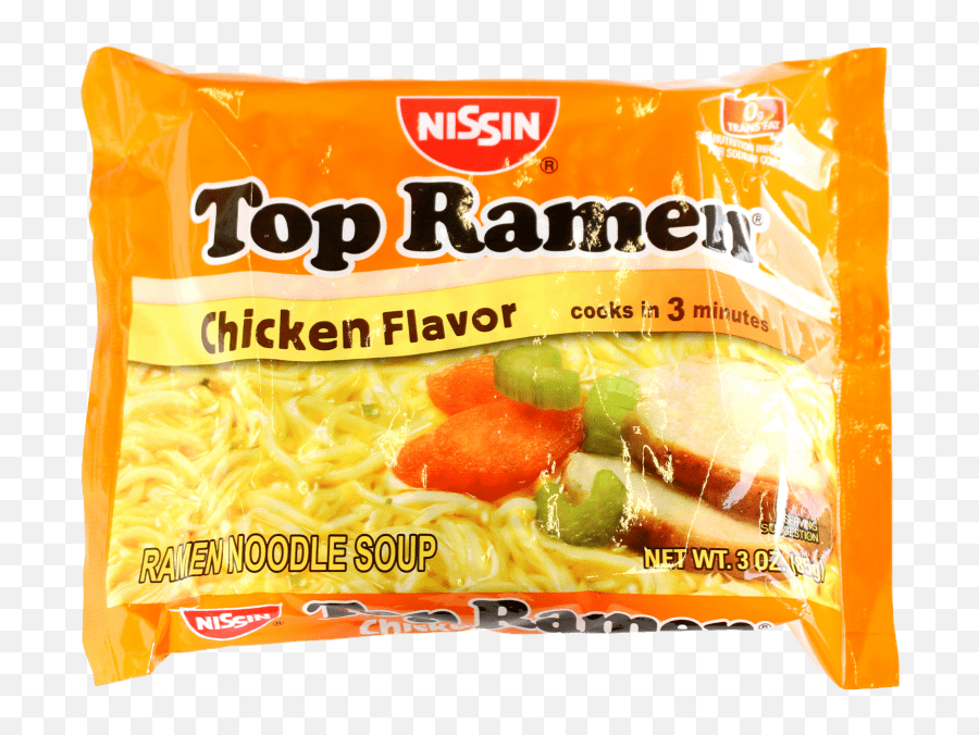 Nissin Top Ramen Chicken 3 Oz Png Image - Top Ramen Chicken Flavor,Ramen Transparent