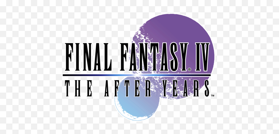 The After Years - Final Fantasy Iv The After Years Logo Png,Final Fantasy Iv Logo