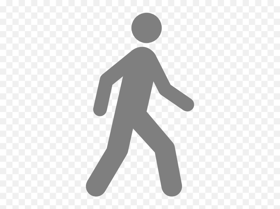 Pedestrian Gray Clip Art - Poster On Traffic Rules Png,Pedestrian Png