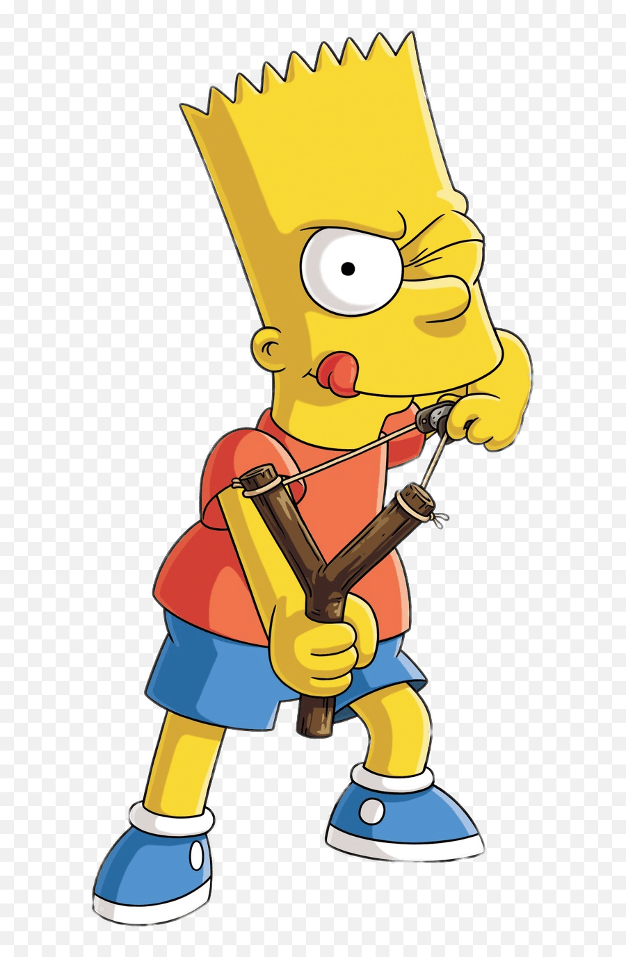 Bart Simpson Shooting A Catapult - Bart Simpson And Stewie Griffin Png,Slingshot Png