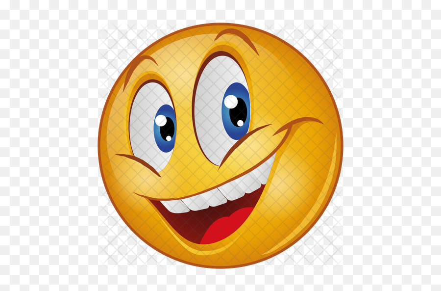 Laugh Emoji Icon Of Flat Style - Smiley Png,Laugh Cry Emoji Png