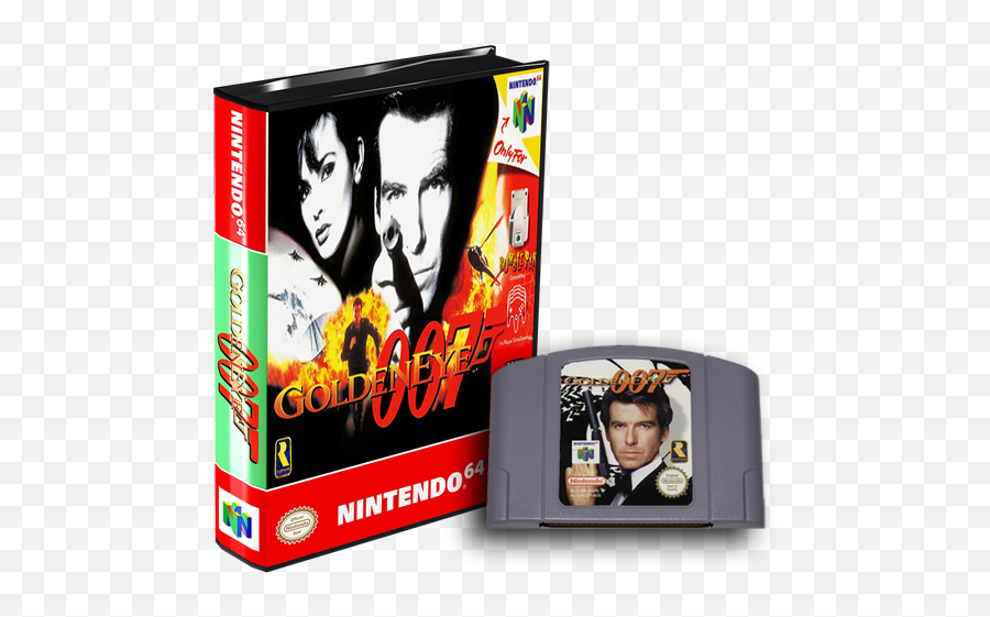 007 Goldeneye N64 Nintendo 64 Full Size Png Download Seekpng - Golden Eye 64 Box Art,N64 Png