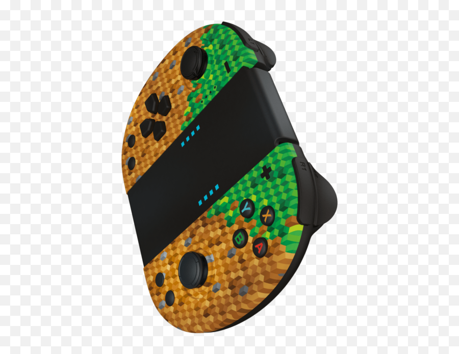 Animal Crossing U0026 Minecraft - Inspired Gioteck Controllers Gioteck Png,Minecraft Grass Block Transparent