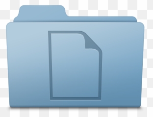 Blue Folder Documents Smooth Leopard - Apple Documents Folder Icon Png,Leopard Icon