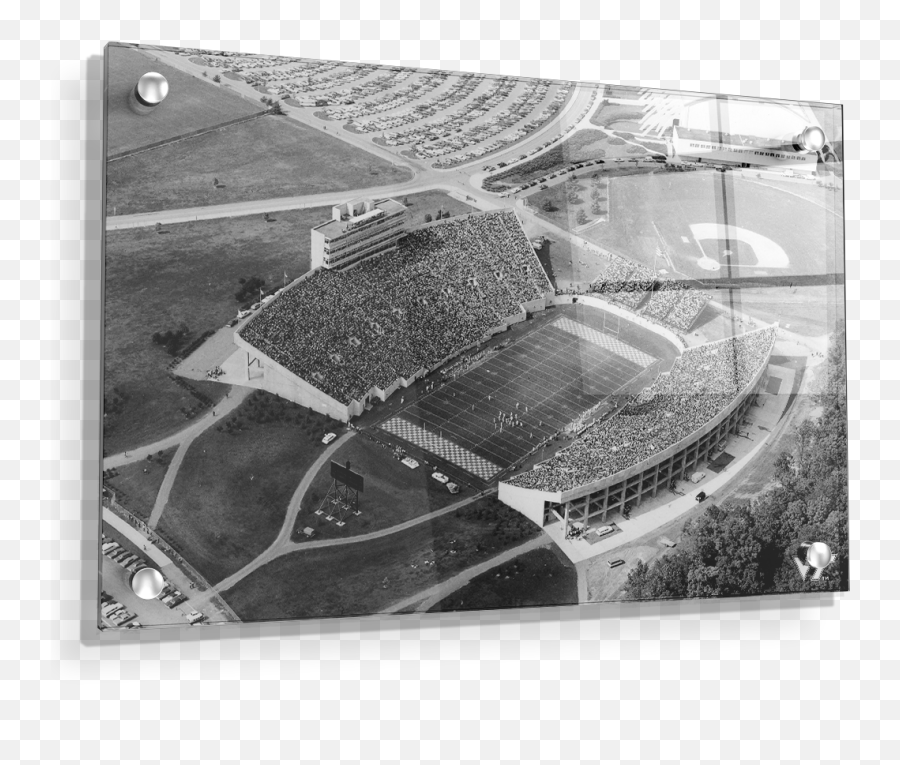 Virginia Tech Hokies - Vintage Aerial Lane Stadium Virginia Tech Vintage Sports Png,Aerial Icon