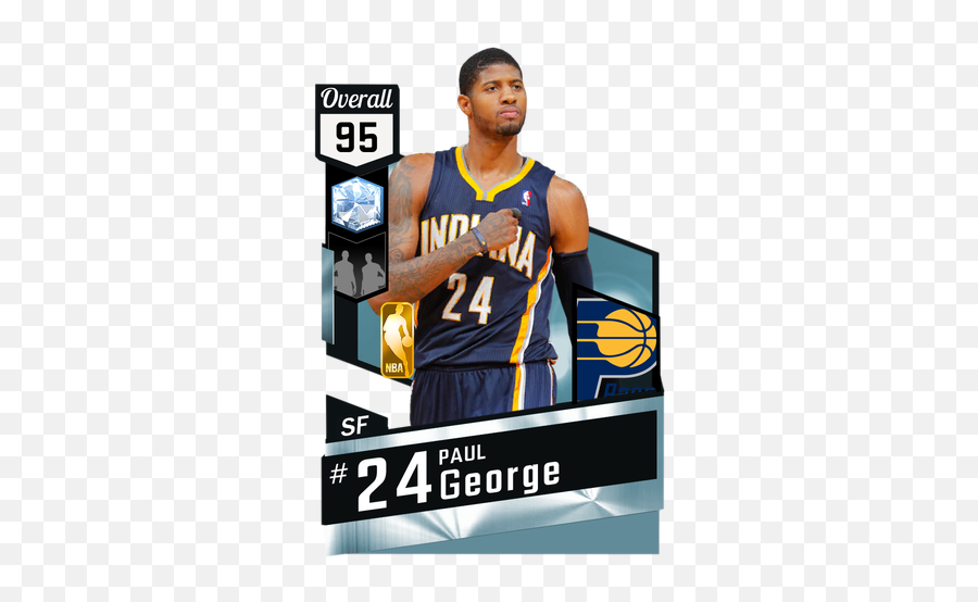 Paul George - Nba Players Cards Png,Nba 2k17 Star Icon