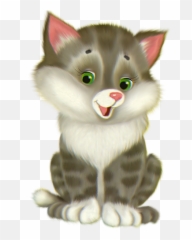 Cute Kitten Clipart Png - Images Of