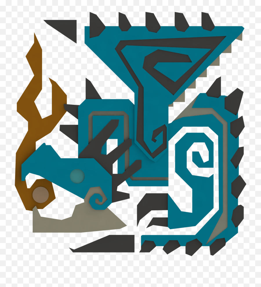 Rathalos Emblème Png Azure Icon