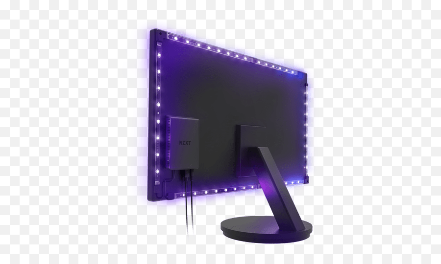 Nzxt Hue 2 Ambient V2 Lighting Kit Review Proclockers - Ambient Lighting On Workstation Png,Nzxt Cam Icon