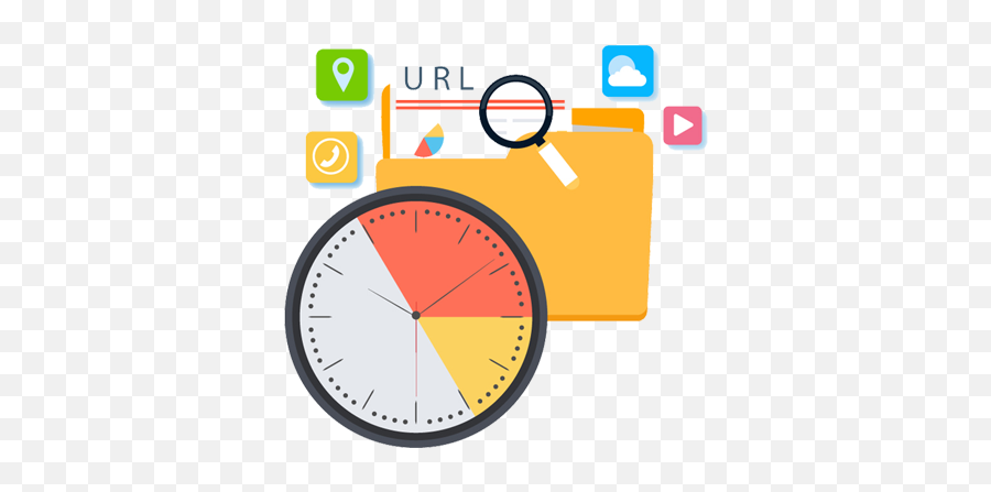 Application U0026 Url Tracking Software App Usage Monitoring - Dot Png,Time Tracking Icon