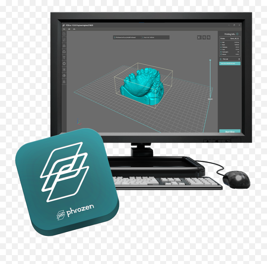 Slicer Software - Phrozen 3d Help Center Office Equipment Png,Icon Keyboard 6