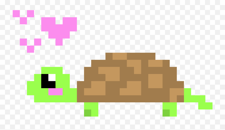 Cute Turtle Love Pixel Art Maker - Cute Pixel Art Turtle Png,Cute Turtle Png