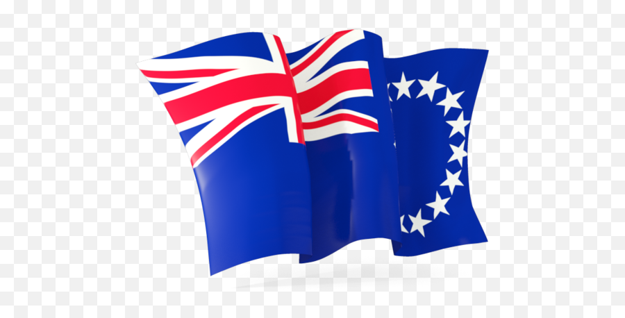 Waving Flag Illustration Of Cook Islands - Waving Cook Islands Flag Png,Waving Flag Icon