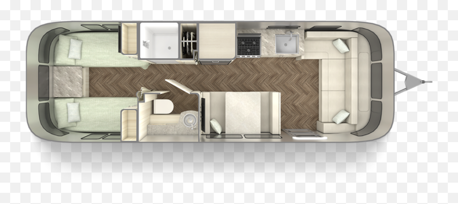 International 28rb Twin Floor Plan Travel Trailers Airstream - Airstream International 30rb Png,Classic Shell Windows 8.1 Start Button Icon