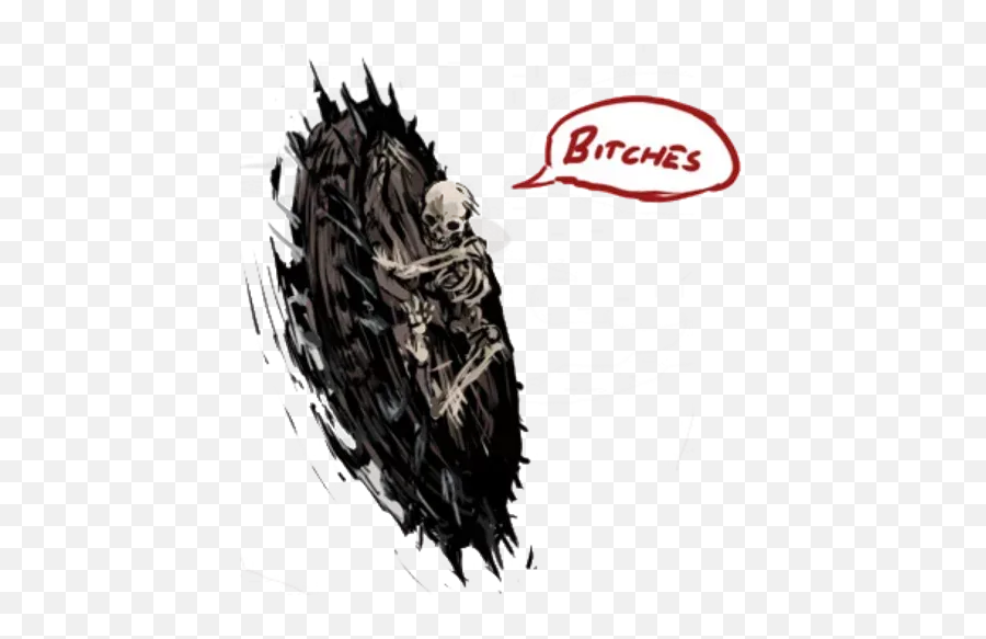 Dark Souls Whatsapp Stickers - Bonewheel Skeleton Png,Dark Souls Logo Transparent