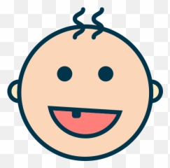 Baby Smiling Tooth Free Icon - IconIconscom Dientes De Bebe Png