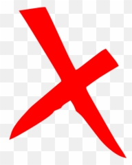 Red X Icon Clip Art - Vector X Icon Png,X Icon