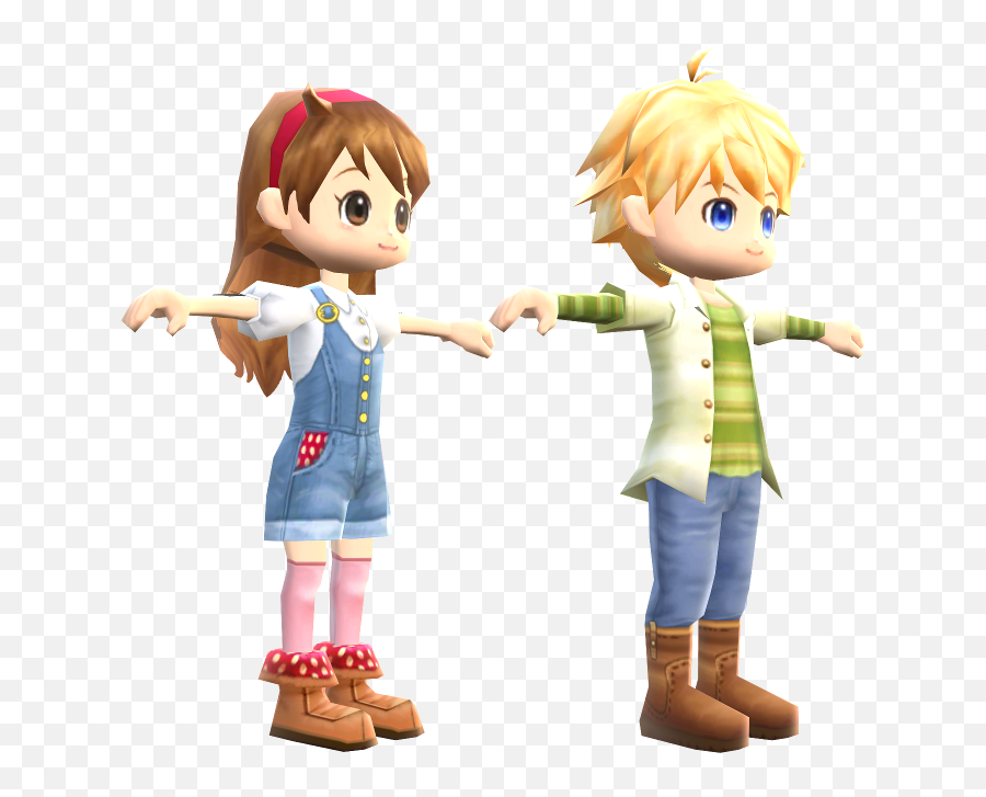 3ds - Harvest Moon A New Beginning Playeru0027s Children Holding Hands Png,Harvest Moon Icon