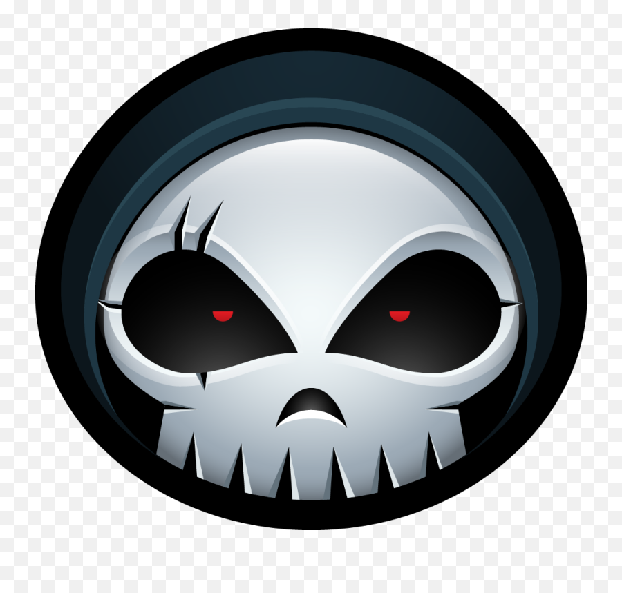 Download Grim Reaper Icon - Grim Reaper Head In A Circle Transparent Background Png,Grim Reaper Transparent