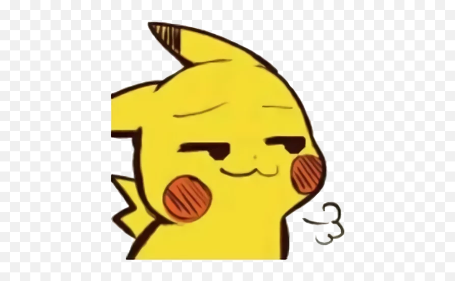 Pikachu Smirk Png Emoji
