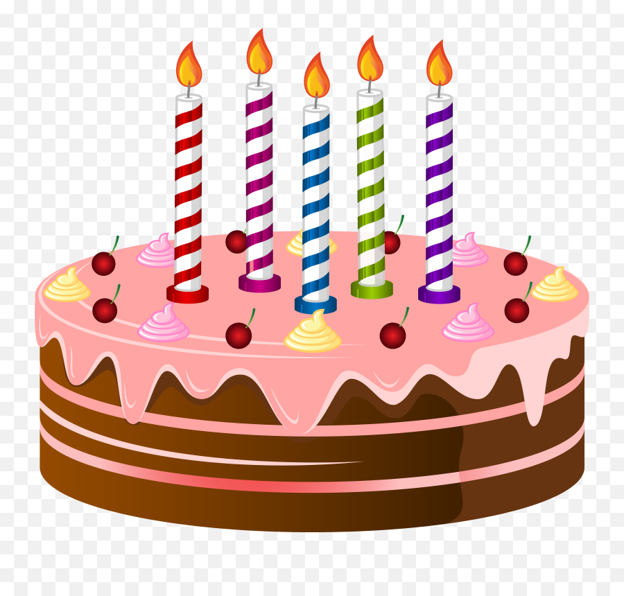 Free Birthday Cake Clipart Transparent - Birthday Cake Transparent Background Png,Birthday Cake Clipart Transparent Background