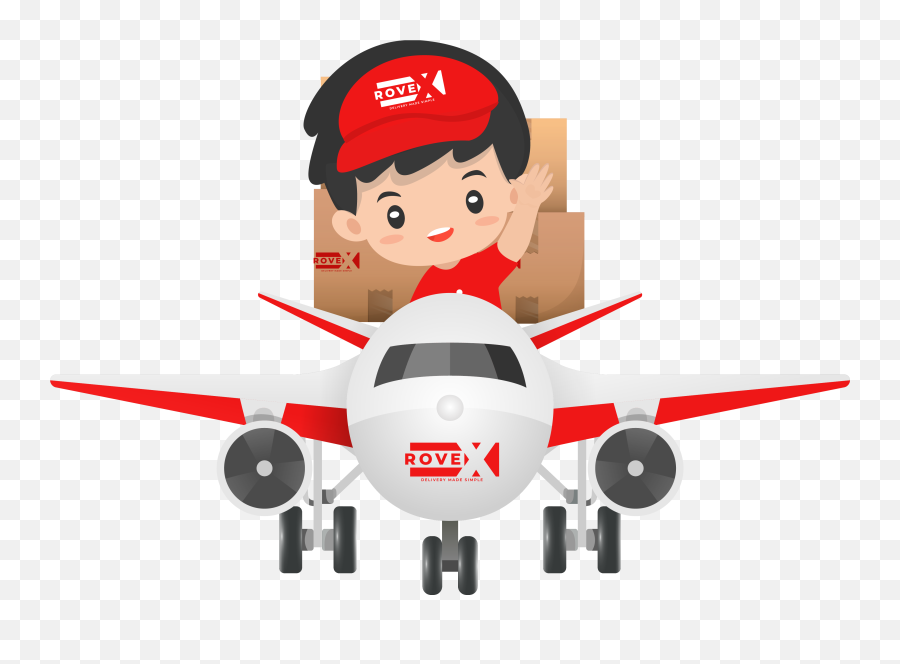 Rovexpress - Airliner Png,Cartoon Airplane Png