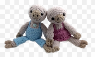 Sloths Pattern By Lonemer Creations - Stuffed Toy Png,Crochet Hook Png