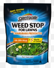 Spectracide Weed Stop For Lawns Plus Crabgrass Preventer - Spectracide Weed Stop Png,Weeds Png