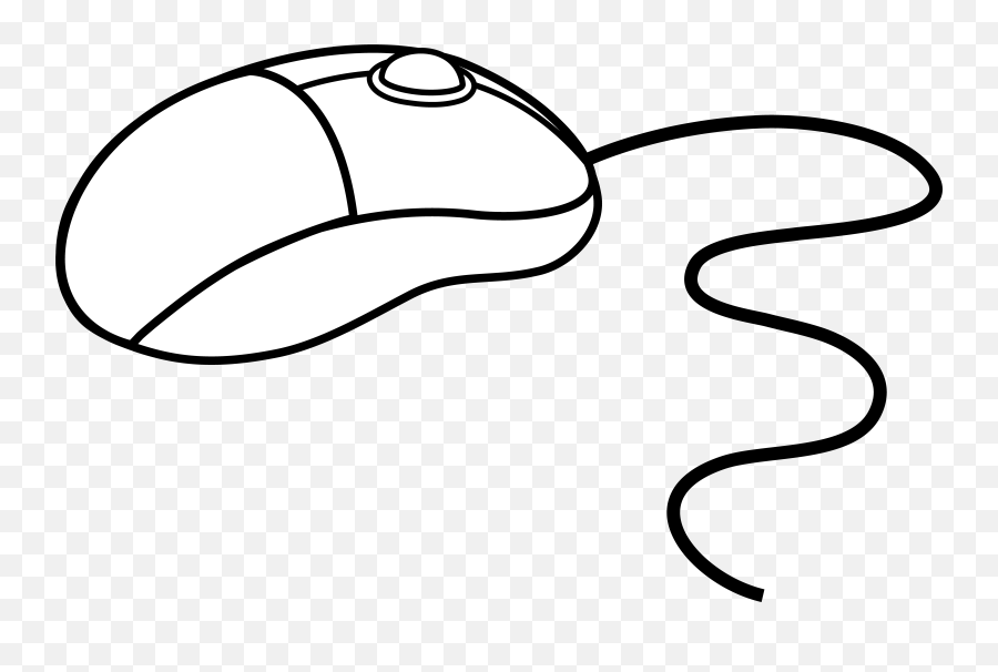 Download Computer Mouse Clipart - Clip Art Full Size Png Outline Computer Mouse Clipart,Computer Png Images