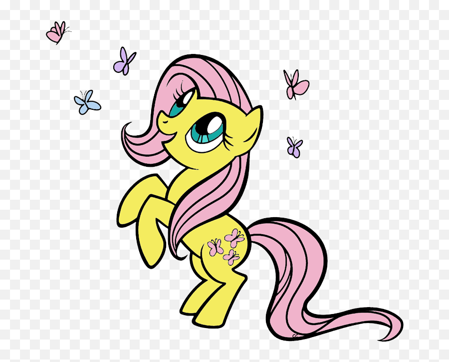 My Little Pony Friendship Is Magic Clip Art Cartoon - Fluttershy My Little Pony Colouring Pages Png,Fluttershy Png