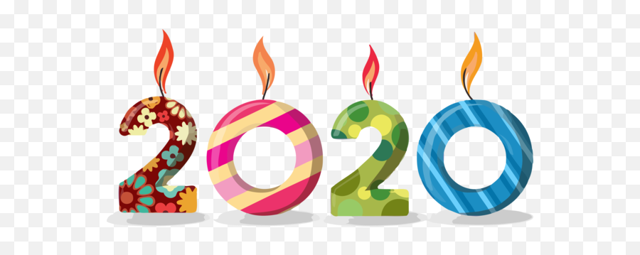Circle Symbol For Happy New Year 2020 - Graphic Design Png,New Year Transparent