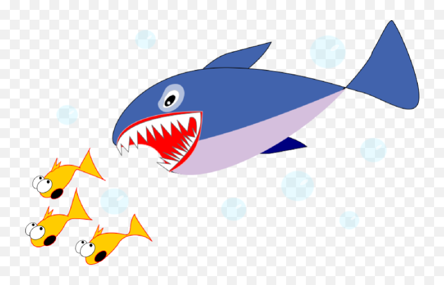Picture Clipart Shark Transparent Free For - Shark And Fish Clipart Png,Shark Silhouette Png
