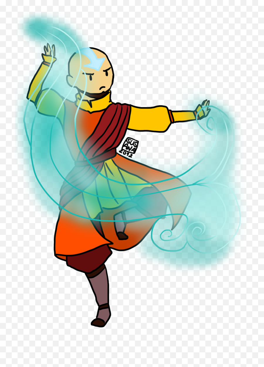 Download Fire Aang Avatar Water Earth Atla Nick Air Legend - Avatar Aang Air Fire Water Earth Png,Earth Emoji Png