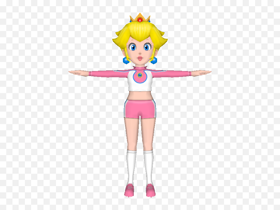 Gamecube - Super Mario Strikers Princess Peach Prototype Cartoon Png,Princess Peach Transparent
