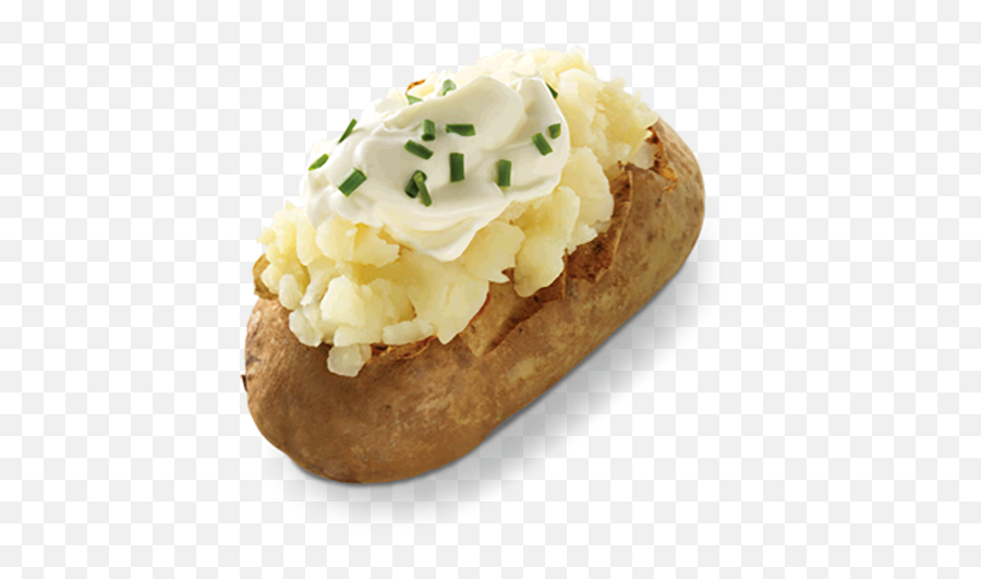 Download Hd Sour Cream Chive Baked - Sour Cream And Chive Baked Potato Png,Potato Transparent