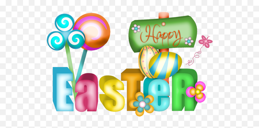 Easter Clip Art Bunny Happy - Easter Happy Holidays Png,Happy Easter Png