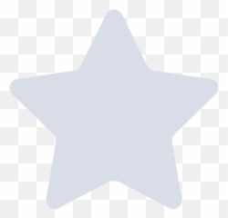 White Medium Star Emoji For Facebook - Transparent png
