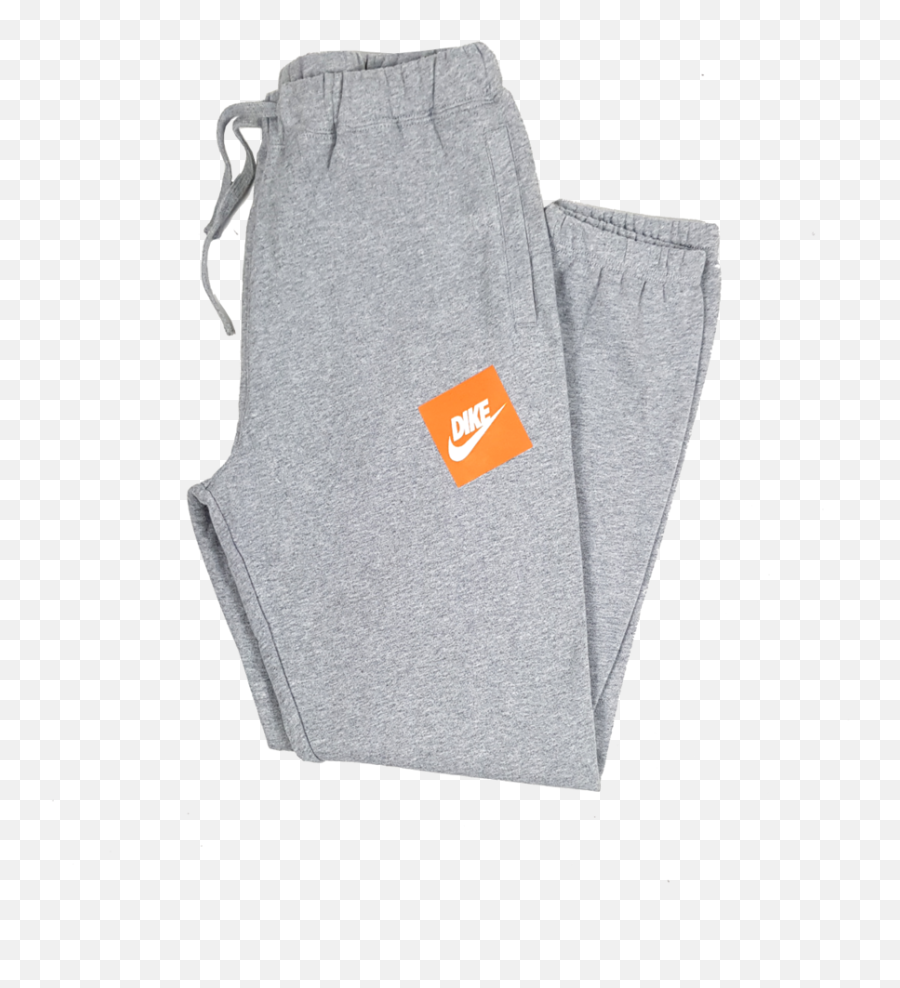 Dike Orange Box Logo Joggers - Sock Png,Orange Nike Logo