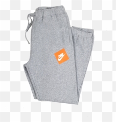 Dike Orange Box Logo Joggers - Sock png