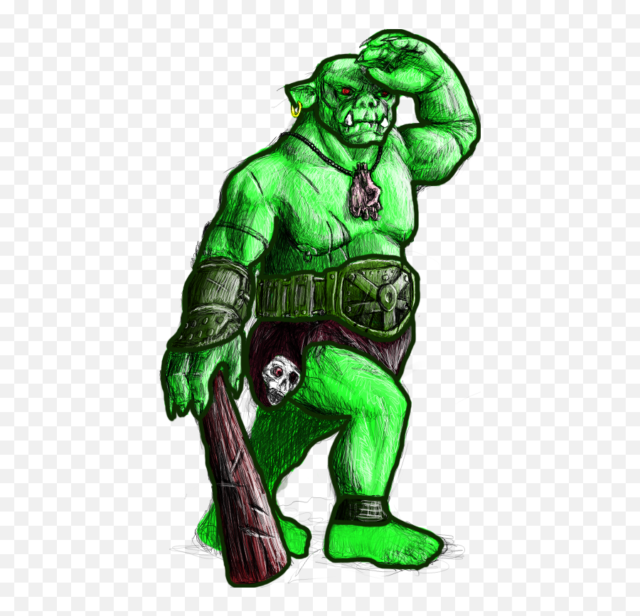 Vector Free Library Painted Opengameart Org Preview - Orc Free To Use Orc Png,Orc Png