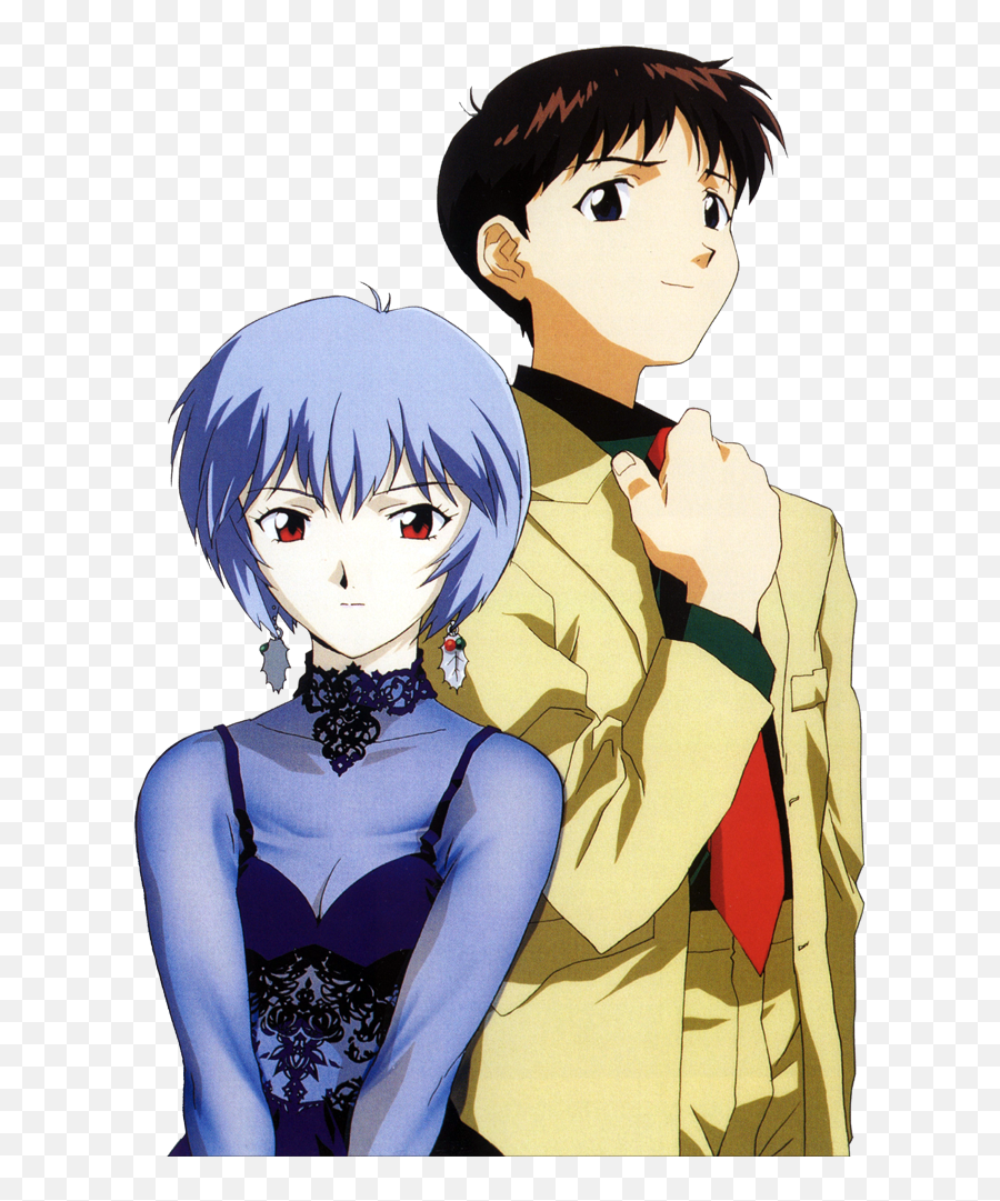 Neon Genesis Evangelion Transparent Diana Salsa Web U0026 Print - Rei Ayanami And Shinji Png,Rei Ayanami Png