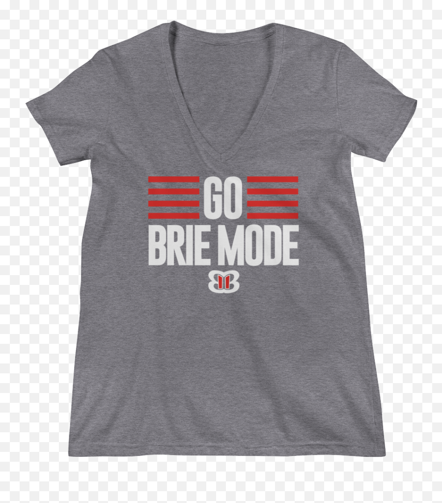 Brie Womens Deep V Neck T Shirt - Active Shirt Png,Brie Bella Png