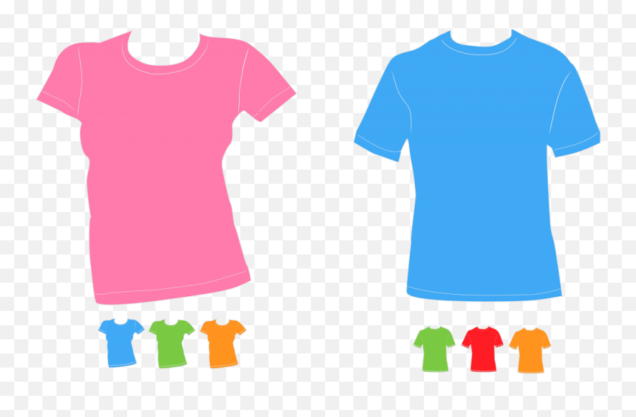 T Shirt Vector Png Clipart - Vector T Shirt Wanita Png,Blank Tshirt Png