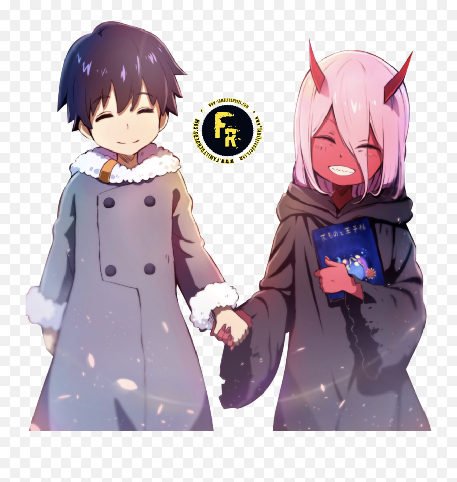 Render Hiro X Zero Two - Darling In The Franxx 02 And Hiro Png,Zero Two Png