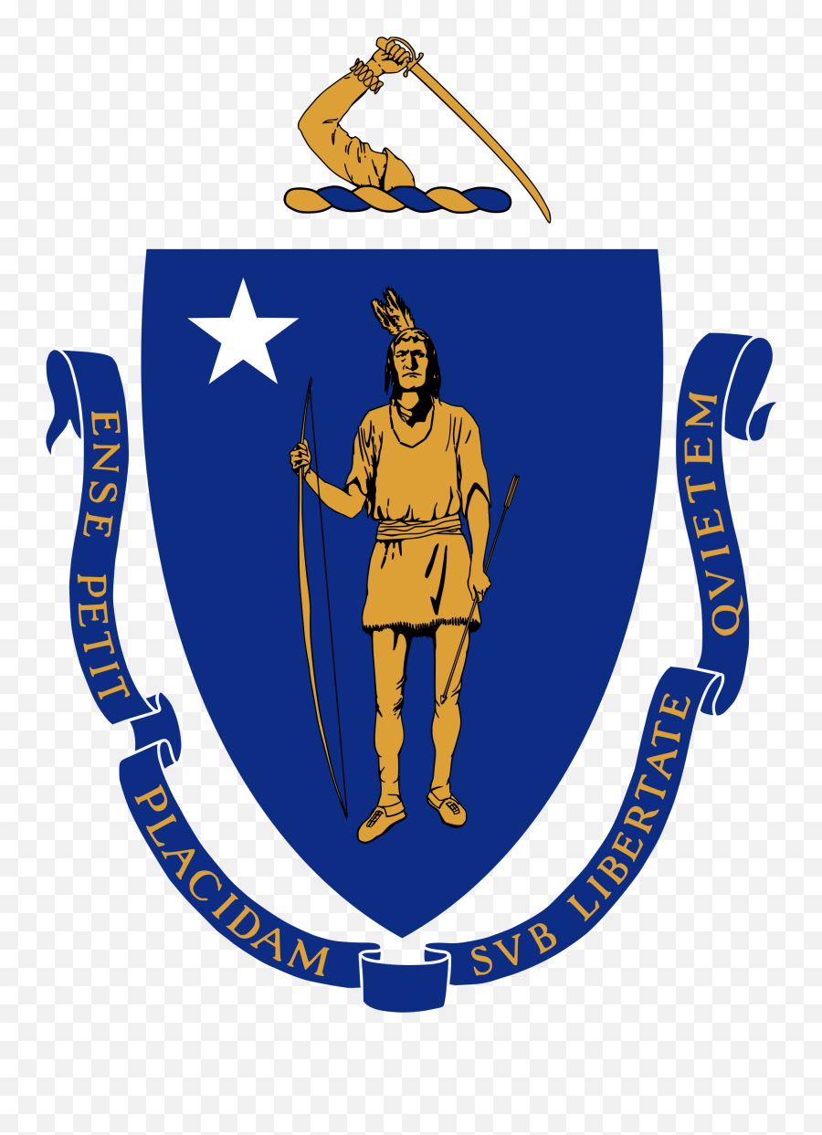 Download Massachusetts - Massachusetts Seal Full Size Png State Seal Of Massachusetts,Certificate Seal Png